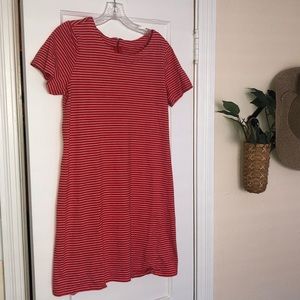 Short Tshirt type dress CORAL color